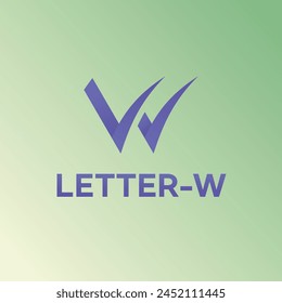 Letter W Professional logo design for all kinds of business