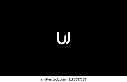 LETTER W RETRO LOGO WITH NEGATIVE SPACE EFFECT FOR LOGO DESIGN OR ILLUSTRATION USE
