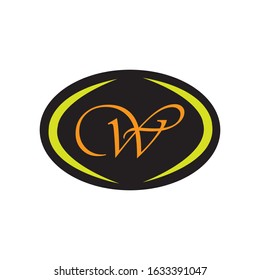 letter W Simple LOGO vector design