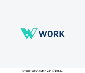 Letter W Simple Monogram Logo