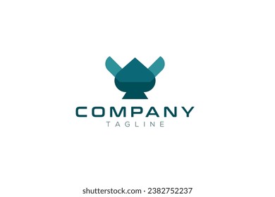 letter w spades vector template logo design