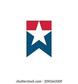 Letter W Star Shape Logo Design Stock Vector (Royalty Free) 2092663309 ...