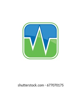 LETTER W STATISTICS LOGO