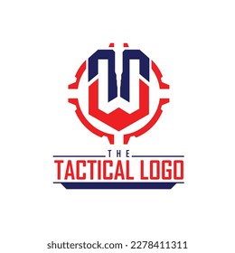 Letter W Tactical Logo Template has been designed for everyone.