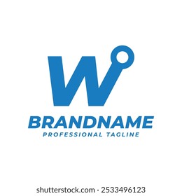 Letter W Technology logo, symbolizing innovation, progress, and cutting-edge technology