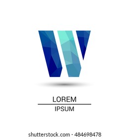 Letter W that can be used as initial logo