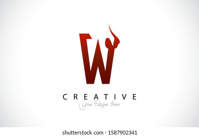 Letter W Trendy Logo Design. Creative Letters Icon Logo Vector Illustration.