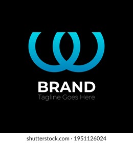 Letter w unique company logo. suitable for company logos, associations, businesses, organizations, and others.