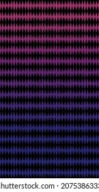 The letter W until creating a new pattern similar to sound waves