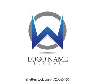 Letter W vector icons  logos
