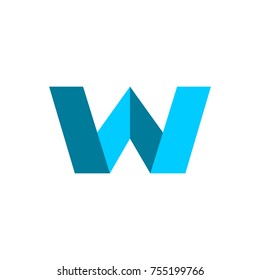 letter w vector logo