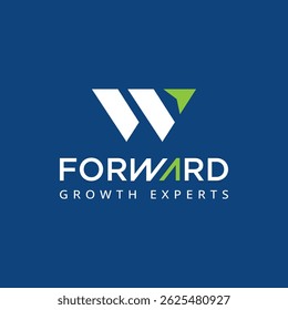 Letter W Vector Logo for Business, Growth, and Corporate Strategy.