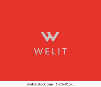Letter W vector logo design. 