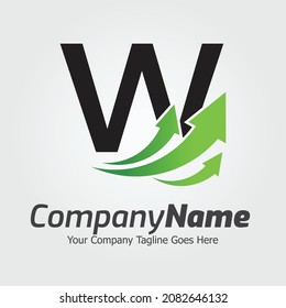 Letter W vector logo template, Colorful Letter W logo, Business logo, Marketing company, business advisory 