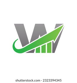 Letter W vector logo template, Colorful Letter W logo, Financial Company Logo, Financial Institute Advisors Logo Design Template Vector Icon