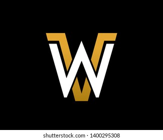 Letter W or VW Logo Template, Icon, Symbol