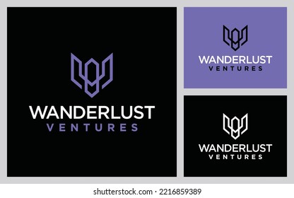 Letter W or VW Logo Template, Icon, Symbol