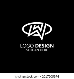 letter W for web and internet logo design	