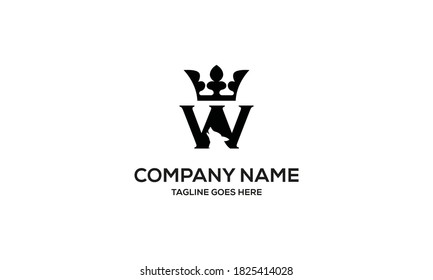 Letter W And Wolf Vector Logo Design Inspirations