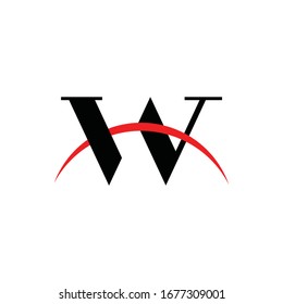 Letter W World logos for personal author