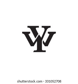 letter W and Y monogram logo
