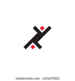 Letter W Z M square simple symbol logo vector