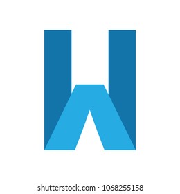 Letter WA Logo