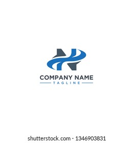 letter wave N