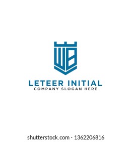Letter WB Initial icon / logo design Monogram inspiration. - vector