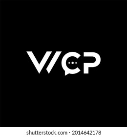 diseño de logotipo de comunicación wcp de carta