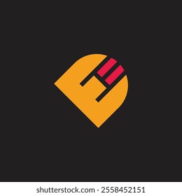 letter we stripe fast simple logo vector 