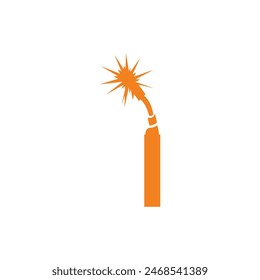 Letter I Welding logo icon vector template.eps