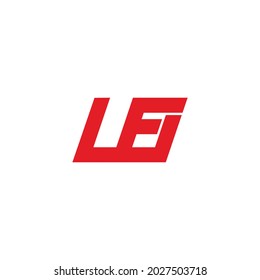 letra wf vector de enlace de línea geométrica simple