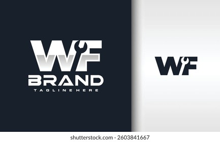 the letter WF wrench logo