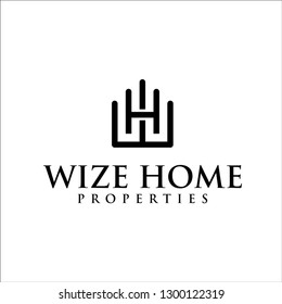 letter WH logo