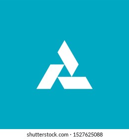 letter A which forms three angel technology logo