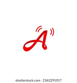 letra imagen vectorial de logotipo wifi