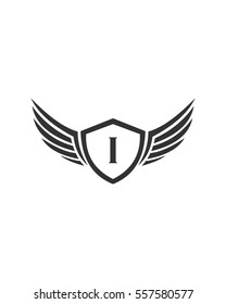 Letter I wing logo