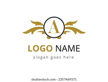 Letter A Wing Logo Design For Freight and Transportation Symbol.