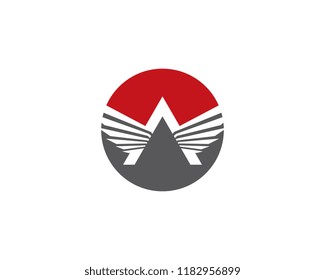 A letter wing logo icon