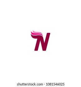 Letter Wings Logo Design Template. Can be adapt to Corporate identity, logo, icon, symbol and brand identity.