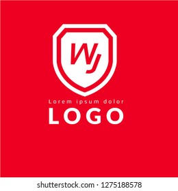 letter WJ logo concept. Designed for your web site design, logo, app, UI