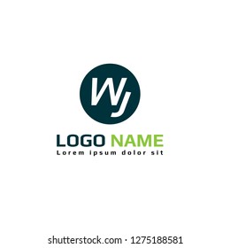 letter WJ logo concept. Designed for your web site design, logo, app, UI