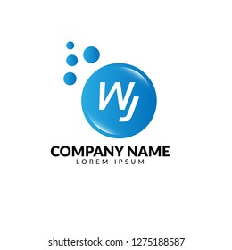 letter WJ logo concept. Designed for your web site design, logo, app, UI