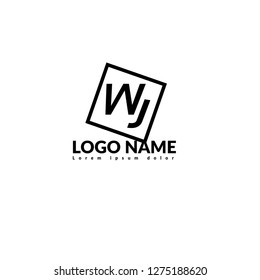 letter WJ logo concept. Designed for your web site design, logo, app, UI