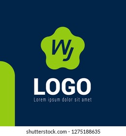letter WJ logo concept. Designed for your web site design, logo, app, UI
