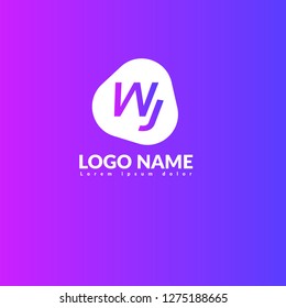 letter WJ logo concept. Designed for your web site design, logo, app, UI
