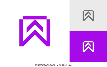 Letra WK o vector de diseño de logotipo de monograma KW