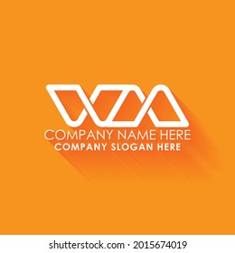 Letter WM abstract icon, WM modern logo minimal logo design Premium Vector.