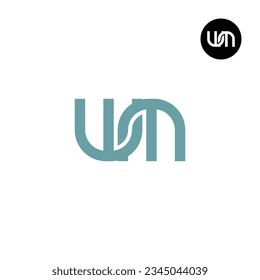 Letter WM Monogram Logo Design